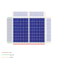 KIT2 Aerocompact East-West Compactflat S Triangular ballasted structure