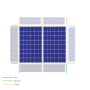 KIT4 Aerocompact East-West Compactflat S Triangular ballasted structure