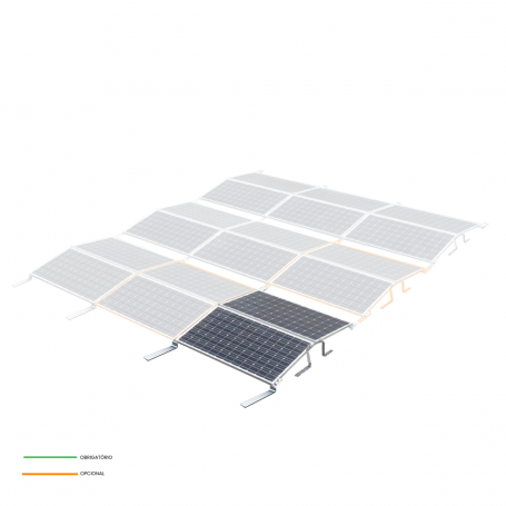 KIT1 Aerocompact East-West Structure Compactflat S Flat Roofs