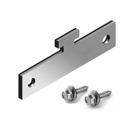 Sandwich plate fastener with self-tapping screw