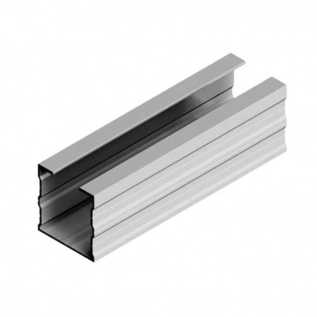 Troço vertical 550mm SG3 em alumínio para telhado metálico