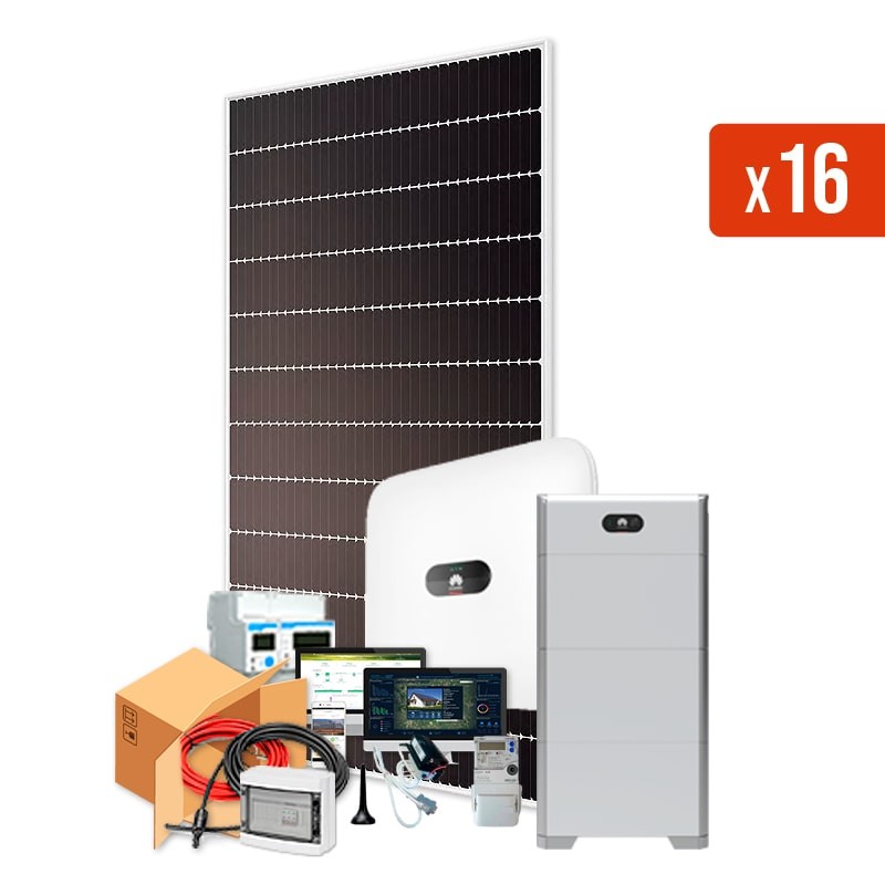 Kit autoconsumo com acumulação Premium 7760w Trifásico