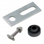 Threaded rod adapter for roof supports