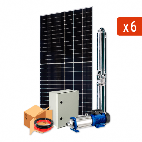 Large power 0.75kW 230v Three-phase solar pump kit