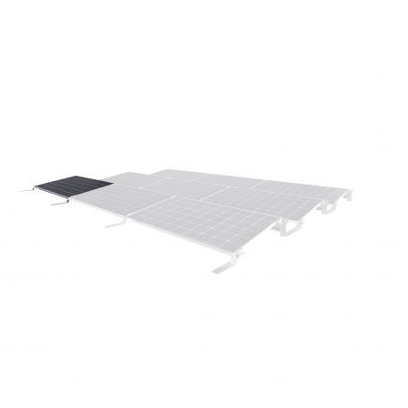 KIT1 Aerocompact South Compactflat S Triangular ballasted frame