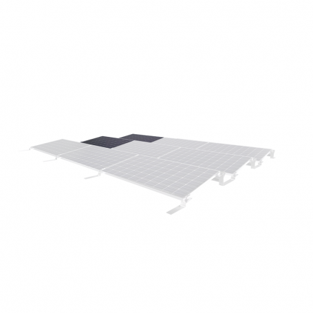 KIT3 Aerocompact South Compactflat S Triangular ballasted frame